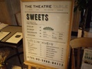 THE THEATRE TABLE　メニューボード